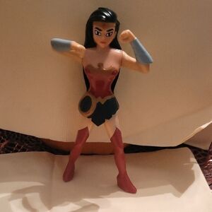 Action Figure with Red and Blue Outfit